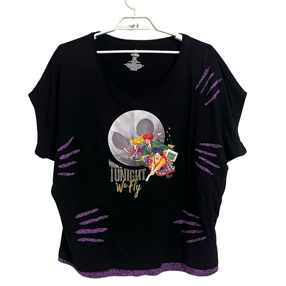 Disney Hocus Pocus Sanderson Sisters Tonight We Fly Shirt